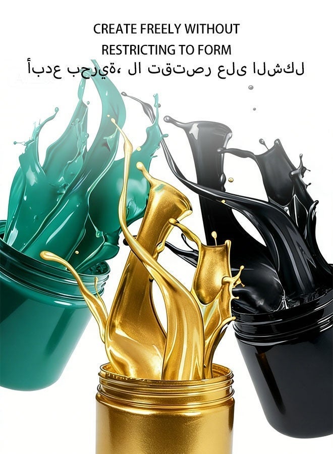 Risa Olive green watercolor paint, 10.2 oz, full size, refills, portable, suitable for artists, beginners, students and adults. - Image 4
